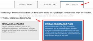 Consulta Localização Plus - ConsultaOn